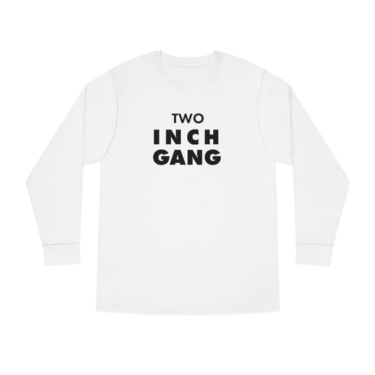 2 INCH GANG ~ White/Black Long Sleeve