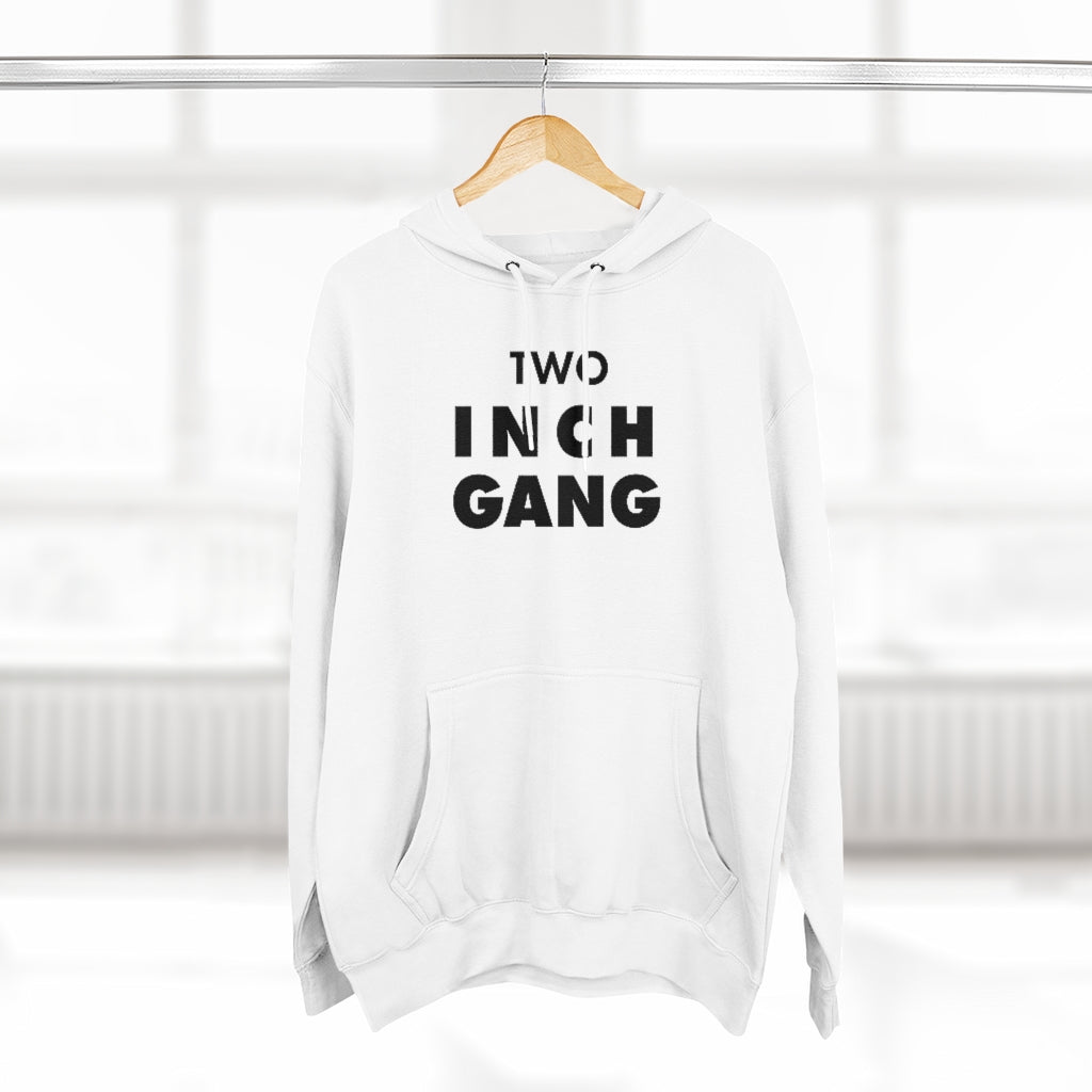 2 INCH GANG ~ White/Black Hoodie
